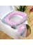 No.6 Stili Banyo Klozet Kapağı Örme Kış Sıcak Klozet Kapağı Saplı O-Şekilli Tuvalet Minder Örtüsü Banyo Aksesuarları (Yurt Dışından) 2
