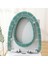 Yeşil Stil 1 Adet Banyo Klozet Kulplu Closestool Yıkanabilir Yumuşak Kış Isıtıcı Mat Ped Yastık O-Şekilli Klozet Bide Kapakları (Yurt Dışından) 2
