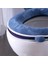 Sku-4 Tarzı Kış Sıcak Klozet Kapağı Closestool Mat Yıkanabilir Banyo Aksesuarları Örgü Saf Renk Yumuşak O-Şekilli Ped Bide Kapağı (Yurt Dışından) 5