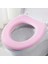 Pembe Tarzı Yıkanabilir Etiket Köpük Tuvalet Kapağı Su Geçirmez Klozet Kapağı Silikon Dört Mevsim Yumuşak Banyo Closestool Mat Ped Yastık O-Şekli (Yurt Dışından) 1