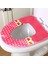 Mor Tarzı Nokta Klozet Kapağı Vlevet Velcro Bant Yıkanabilir Banyo Aksesuarları Dayanıklı Closestool Mat Dolum Yeniden Kullanılabilir Bide Lavabo (Yurt Dışından) 2