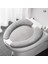 Sarı Tarzı Evrensel Klozet Kapağı Yumuşak Wc Macunu Tuvalet Yapışkan Koltuk Pedi Yıkanabilir Banyo Isıtıcı Koltuk Çıtası Ped Yastık Düz Renk (Yurt Dışından) 2