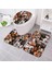 No.1 Stili Bir Demet Dalmaçyalı Banyo Paspas Seti Üç Parçalı Set 3D Baskılı Banyo Ayaklı Halı Kapak Tuvalet Kapağı Banyo Paspas Seti (Yurt Dışından) 4
