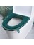 Yeşil Stil Yıkanabilir Sıcak Klozet Kapağı Saplı Tuvalet Aksesuarları Yumuşak Peluş Fermuar Wc Mat Banyo Dekorasyon Aksesuarları (Yurt Dışından) 3