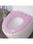 Sarı Stil Klozet Kalınlaşmak Kapak Mat Banyo Tuvalet Pedi Yastık Saplı Kalın Yumuşak Yıkanabilir Closestool Isıtıcı Aksesuarları (Yurt Dışından) 3