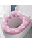 01PEMBE Tarzı Kalp Baskı Klozet Kapağı Lavabo Pedi Mat Yumuşak Sıcak Evrensel Closestool Cilt Dostu Elastik Yıkanabilir Kuzey Avrupa Ins (Yurt Dışından) 1