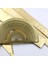 No.4 Stili Mini Pirinç Ölçeği 10 cm 15 cm Kapak Ölçer Sürmeli Kumpas Cetvel Retro Yarım Daire Iletki Cep Ölçme Aracı (Yurt Dışından) 3