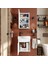 Ayaksız Tek Kapaklı Sol Lavabolu 46 cm Leo Banyo Alt Dolabı + Aynalı Üst Dolabı 4