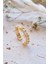 Gold Tiffany Xox Zirkon Ayarlanabilir Yüzük 1