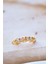Gold Tiffany Xox Zirkon Ayarlanabilir Yüzük 5