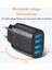 Electop USB Hızlı Şarj Cihazı Ab/abd/ingiltere Tak 3A Hızlı Şarj 3.0 iPhone 11 Samsung Xiaomi Mi 4 Port 48W Hızlı Duvar Şarj Adaptörü (Yurt Dışından) 3