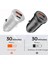 45W Araç Şarj Cihazı Hızlı Hızlı Şarj Qc4.0 USB Tip C Pd 25W Çift Bağlantı Noktalı Mini Otomatik Hızlı Şarj Cihazları Iphone 12 13 14 Samsung Tablet (Yurt Dışından) 4