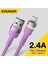 Essager LED USB Kablosu iPhone 13 12 11 Pro Max Xrs 8 7 Artı 6s Hızlı Şarj Kablosu iPhone Şarj Cihazı Şarj Kablosu Veri Kablosu (Yurt Dışından) 1