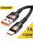 Essager 7A USB C Tipi Kablo Realme Için Huawei P30 Pro 66W Hızlı Şarj Kablosu Usb-C Şarj Cihazı Veri Kablosu Samsung Oneplus Poco F3 (Yurt Dışından) 1