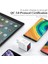 V 3.1A Dijital Ekran USB Şarj Cihazı iPhone Şarj Cihazı 3.0 USB Hızlı Şarj Duvar Telefonu Şarj Cihazı iPhone 12 11 Samsung Xiaomi (Yurt Dışından) 3