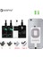Qi Kablosuz Şarj Alıcısı Desteği Mikro USB Tip C Hızlı Kablosuz Şarj Adaptörü iPhone Android Için Kablosuz Şarj Pedi Dock (Yurt Dışından) 1