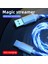 LED Işık Şarj Cihazı USB Kablosu Xiaomi Redmi Için NOTE10 Huawei P40 Pro Oppo Vıvo C Tipi Kablo 3A Hızlı Şarj Kablosu USB C Kablosu (Yurt Dışından) 2