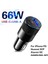 66W USB Araç Şarj Cihazı Hızlı Şarj 3.0 Tip C Hızlı Şarj Telefon Adaptörü iPhone 13 12 11 Pro Max Redmi Huawei Samsung S21 S22 (Yurt Dışından) 1