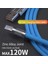 120 W 6A Süper Hızlı Şarj Tipi C Sıvı Silikon Kablo Hızlı Şarj USB Kablosu Xiaomi Huawei Samsung Piksel USB Şarj Aleti Kabloları (Yurt Dışından) 2