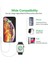 2 In 1 Manyetik Kablosuz Şarj Cihazı Apple Watch Serisi Için 8 7 6 5 4 3 2 Se Applewatch USB Şarj Kablosu IPhone 14 Pro Max Xs (Yurt Dışından) 5