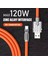 120W 6A Süper Hızlı Şarj Sıvı Silikon Çinko USB Veri Hattı Kablosu C Tipi Şarj Veri Kablosu 1m 2m Xiaomi Samsung Q8A3 (Yurt Dışından) 1