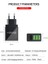 3 Port USB Şarj Cihazı Hızlı Şarj 3.0 Duvar Şarj Cihazı Telefon Adaptörü Samsung Xiaomi Huawei Için LED Ekranlı Ab/abd Tak Hızlı Şarj (Yurt Dışından) 4