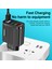 Gu 4 Portlu USB Cep Telefonu Şarj Cihazı ile LED Işık 5V/3A Seyahat Hızlı Hızlı Şarj USB Adaptörü Abd/ab Tak (Yurt Dışından) 5