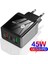 45W USB Tip C Şarj Cihazı Hızlı Şarj 3.0 Cep Telefonu Hızlı Şarj Şarj Cihazı Pd Adaptörü iPhone 13 12 Pro Max Samsung Xiaomi (Yurt Dışından) 1