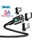 Elough Manyetik Şarj Kablosu 3A Hızlı Şarj Mikro USB C Tipi Kablo Manyetik Şarj Cihazı iPhone 11 12 Xiaomi Cep Telefonu Kablosu (Yurt Dışından) 1