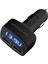 4'ü 1 Arada Çift USB Araç Şarj Cihazı Dijital LED Ekran Dc 5V 3.1A Evrensel Adaptör Gerilim Sıcaklık Akım Ölçer Test Cihazı (Yurt Dışından) 2
