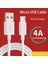Kebiss USB Mikro Kablo 4A Hızlı Şarj Veri Kablosu Samsung Xiaomi Huawei Tablet Android Telefon Aksesuarları Şarj Cihazı USB Kablosu (Yurt Dışından) 1