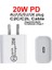 20W Au/ab/abd/ingiltere Qc 3.0 Pd USB Şarj Fişi Kablosu USB C Kablosu C2L C2C Hızlı Şarj Cihazı Huawei Samsung Xiaomi Iphone Şarj Cihazı Için (Yurt Dışından) 3