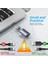 Tip C Mikro USB Dönüştürücü Manyetik Adaptör USB Kablosu Manyetik Şarj Konektörü Usbc 3 In 1 Şarj Dönüştürücü iPhone Samsung Için (Yurt Dışından) 2