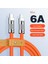 USB Süper Hızlı Şarj Tipi C Kablosu iPhone Telefon Şarj Cihazı Için USB C Yıldırım Kablosu 6A Hızlı Şarj Yumuşak Silikon Aksesuarları (Yurt Dışından) 1