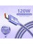 6A USB C Kablosu 120 W C Tipi Kablo Hızlı Şarj Kablosu Huawei Xiaomi Veri Kablosu USB Kablosu C Şarj Cihazı Samsung Xiaomi Kablosu (Yurt Dışından) 1