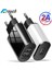 Evrensel Cep Telefonu Şarj Cihazı 5V1A/5V2A USB Seyahat Şarj Cihazı Taşınabilir Duvar Şarj Cihazı iphone Samsung Adaptörü Ab Tak Siyah/beyaz (Yurt Dışından) 1