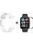 Xiaomi Redmi Watch 3 Active ile Uyumlu Silikon Kordon Kayış + Ekran Koruyucu Film - FC171 1