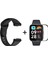 Xiaomi Redmi Watch 3 Active ile Uyumlu Silikon Kordon Kayış + Ekran Koruyucu Film - FC171 2