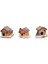 3x3 Parça Mikro Peyzaj Mini Reçine Bonsai Bahçe Dıy Dekor Ev Heykeli (Yurt Dışından) 1