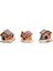 3x3 Parça Mikro Peyzaj Mini Reçine Bonsai Bahçe Dıy Dekor Ev Heykeli (Yurt Dışından) 4
