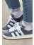Gri Kampus Çorap li Spor Ayakkabı 3
