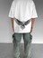 Oversize Yuvarlak Yaka Nakışlı T-Shirt Beyaz 2