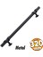 Burç Kulp Mobilya Mutfak Dolabı Çekmece Dolap Kulpları Kapak Kulpu Kulbu Siyah 320 mm Metal 1
