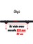 Burç Kulp Mobilya Mutfak Dolabı Çekmece Dolap Kulpları Kapak Kulpu Kulbu Siyah 320 mm Metal 5
