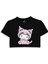 Ez Design Kuromi Baskılı Crop Tshirt 1