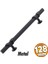 Burç Kulp Mobilya Mutfak Dolabı Çekmece Dolap Kulpları Kapak Kulpu Kulbu Siyah 128 mm Metal 1