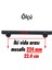 Doruk Kulp Mobilya Mutfak Dolabı Çekmece Dolap Kulpları Kapak Kulpu Kulbu Siyah 224 mm Metal 4