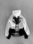 Oversize Mouse Baskılı Hoodie Siyah 4