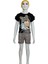 Yazlık Leopar Desenli Minnie Mouse Baskılı Şort T-Shirt Takım 3