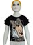 Yazlık Leopar Desenli Minnie Mouse Baskılı Şort T-Shirt Takım 4